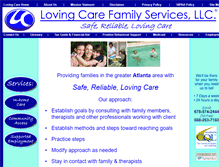 Tablet Screenshot of lovingcareatlanta.com